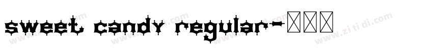 sweet candy regular字体转换